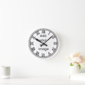 Pas uw eigen (Romeinse cijfers) wandklok aan (Huis)