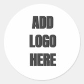 Pas uw eigen ronde sticker (Voorkant)