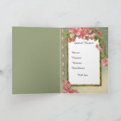 Pas uw eigen Spirituele Bouquet Prayer Kaart aan (Binnen)