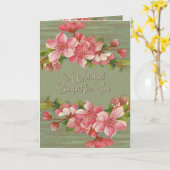 Pas uw eigen Spirituele Bouquet Prayer Kaart aan (Gele Bloem)