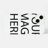 Pas uw eigen telefoongeval aan iPhone hoesje (Achterkant horizontaal)