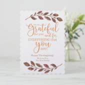 Pas uw eigen Thanksgiving-kaart aan Feestdagenkaart (Staand voorkant)