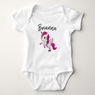 Pas uw eigen Unicorn Baby Bodysuit aan