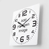 Pas uw eigen (vier grote cijfers) wandklok aan (Hoek)
