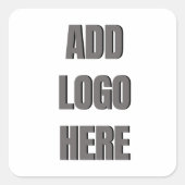 Pas uw eigen vierkante sticker (Voorkant)