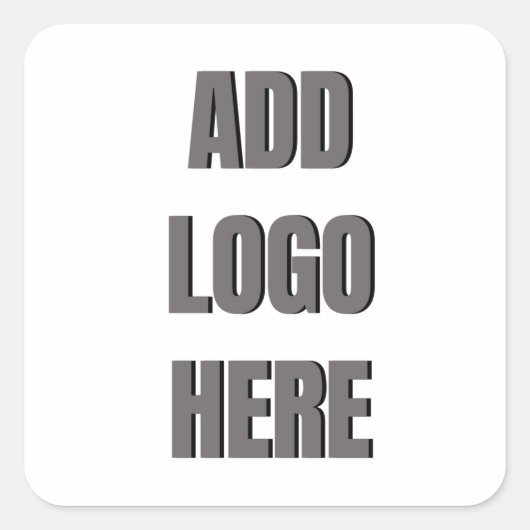 Pas uw eigen vierkante sticker (Voorkant)