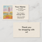 Pas uw eigen Visitekaartjes van de Vuurtoren aan (Voorkant / Achterkant)