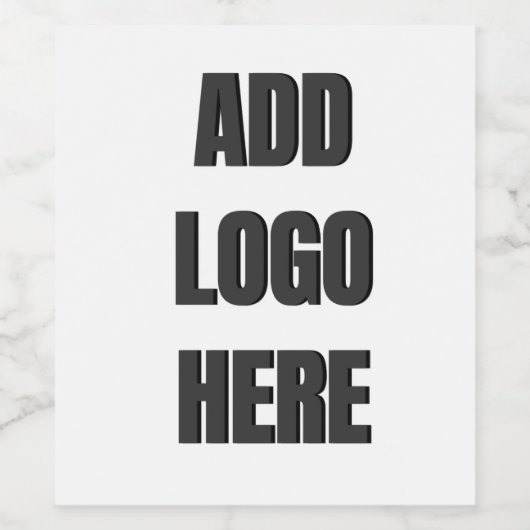 Pas uw eigen wijn etiket (Enkel label)