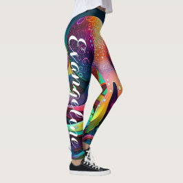 Pas uw eigen Yoga-legging aan met Octopus Print Leggings