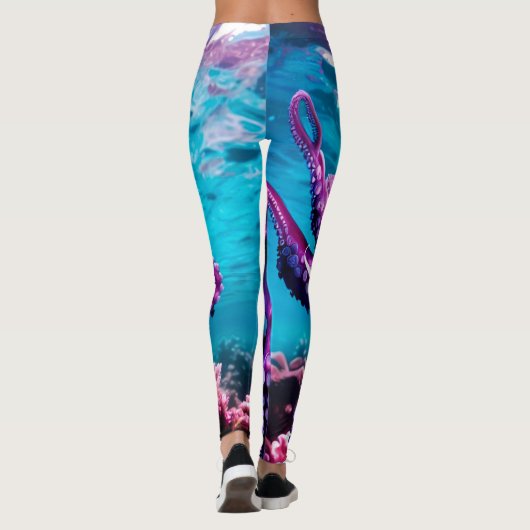 Pas uw eigen Yoga-Leggings aan met Octopus Leggings (Achterkant)