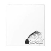 Pas uw elegante Logo doezelaar aan Notitieblok (Voorkant)