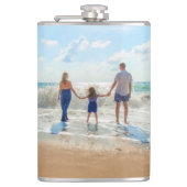 Pas uw favoriete fotokolf aan op maat heupfles (Voorkant)