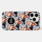 Pas Uw foto-patroonmonogram aan iPhone Hoesje (Achterkant horizontaal)