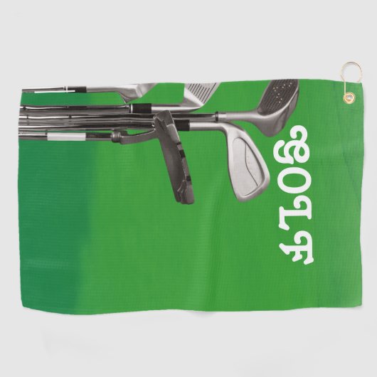 Pas uw Golfspel aan met aangepaste Golfhanddoeken Golfhanddoek (Horizontaal)
