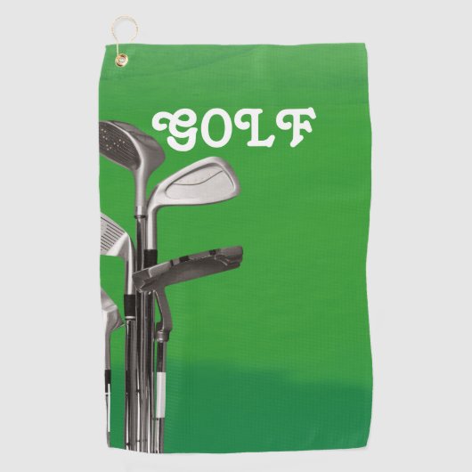 Pas uw Golfspel aan met aangepaste Golfhanddoeken Golfhanddoek (Voorkant)