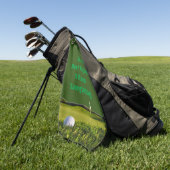 Pas uw Golfspel aan met aangepaste handdoeken (Groen)