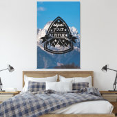 Pas uw hoogte aan canvas afdruk (Insitu (Slaapkamer))