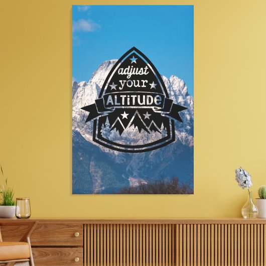 Pas uw hoogte aan canvas afdruk (Insitu (Woonkamer))