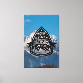 Pas uw hoogte aan canvas afdruk (Voorkant)