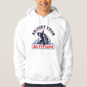 Pas uw hoogte aan hoodie