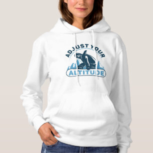 Pas uw hoogte aan hoodie