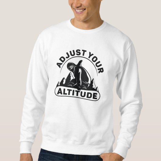 Pas uw hoogte aan trui (Voorkant)