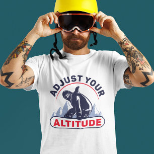 Pas uw hoogte-T-shirt aan T-shirt