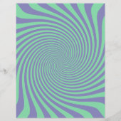 Pas uw kalm-blauw en groene twist aan flyer (Achterkant)