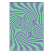 Pas uw kalm-blauw en groene twist aan kaart (Achterkant)