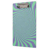 Pas uw kalm-blauw en groene twist aan klembord (Links)