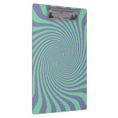 Pas uw kalm-blauw en groene twist aan klembord (Rechts)