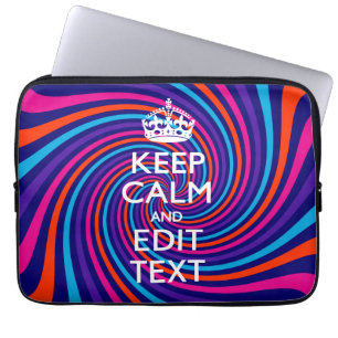 Pas uw kalm houden aan en verkleurde wervelkolom a laptop sleeve