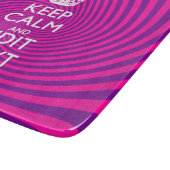 Pas uw "Keep Calm"- en "Gift Hot Pink"-twist aan Snijplank (Hoek)