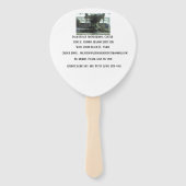 Pas uw kerkfan aan handwaaier (Achterkant)