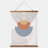 Pas uw kleuren aan met de moderne Abstracte wandku Hangend Wandkleed (Voorkant)