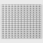 Pas uw logo hier aan  cadeaupapier (Vlak)