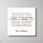 Pas uw Motor Home Canvas Art aan Afdruk (Voorkant)