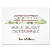 Pas uw Motor Home fotoprint aan Foto Afdruk (Voorkant)
