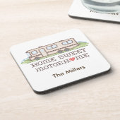 Pas uw Motor Home-Onderzetter aan Bier Onderzetter (Linkerzijde)