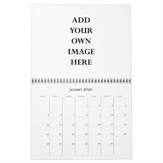 Pas uw Nederlandse kalender voor 2025 aan