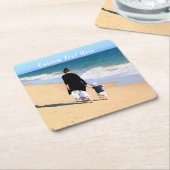 Pas uw Onderzetter voor fotopapier aan met tekst (Schuin)