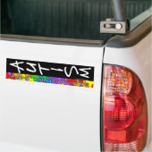 Pas uw perspectief aan bumpersticker (Op Truck)