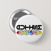 Pas uw perspectief aan ronde button 5,7 cm (Voorkant /achterkant)