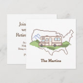 Pas uw Road Trip Invitation Card aan (Voorkant / Achterkant)