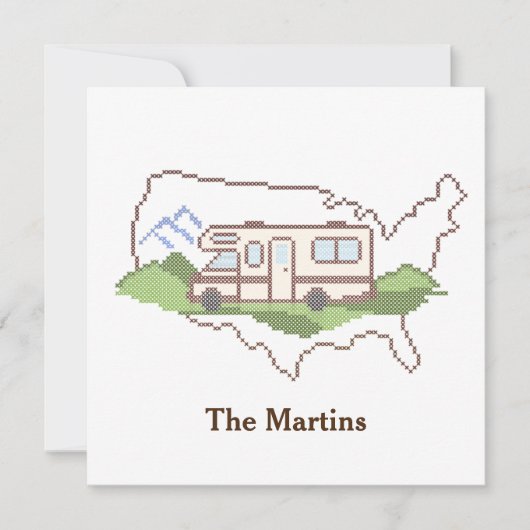 Pas uw Road Trip Invitation Card aan (Voorkant)