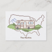 Pas uw roadtrip Visitekaartje aan (Voorkant)