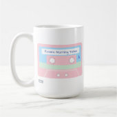 Pas uw rustige ochtend tune Drink aan Koffiemok (Links)