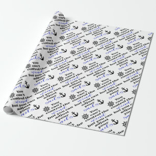 PAS UW SAILS ANCHOR AAN EN WAAR CADEAUPAPIER