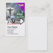 Pas uw slok de cruisekaarten van Penguin CC aan Visitekaartje (Voorkant / Achterkant)