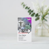 Pas uw slok de cruisekaarten van Penguin CC aan Visitekaartje (Staand voorkant)